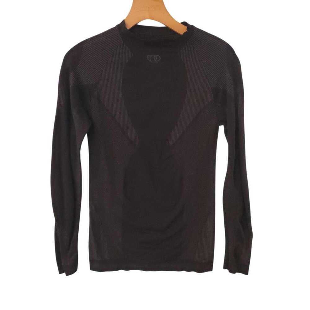 Pearl Izumi Cycling Shirt High Neck Fitted Long Sleeve Black Womens‎ Medium